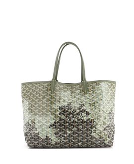 Pre-owned Goyard Pre-Owned Goyard Pm Saint Louis Tote Limited Edition Canopee Coated Canvas