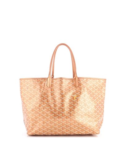 Pre-owned Goyard Pre-Owned Goyard Pm Saint Louis Tote Precious Metals Coated Canvas