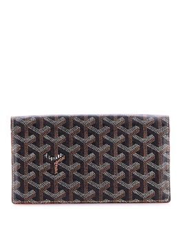 Pre-owned Goyard Pre-Owned Goyard Saint Lambert Wallet Coated Canvas