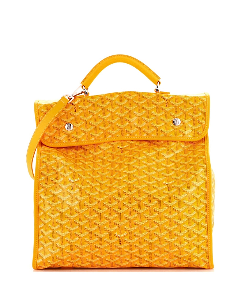 Pre-Owned Goyard Pre-Owned Goyard Saint Leger Briefcase Backpack Coated Canvas