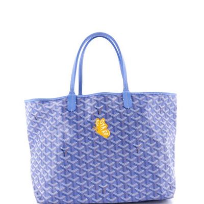 Pre-Owned Goyard Pre-Owned Goyard Saint Louis Reversible Tote Printed Coated Canvas and Printed Canvas PM