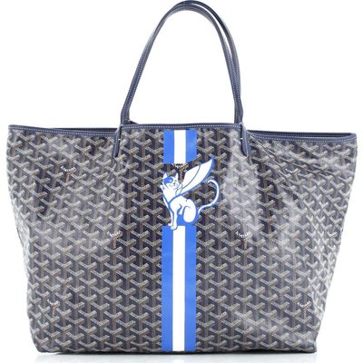 Pre-Owned Goyard Pre-Owned Goyard Saint Louis Tote Printed Coated Canvas GM