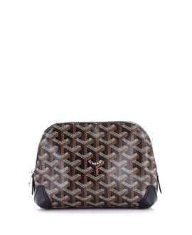 Pre-owned Goyard Pre-Owned Goyard Vendome Cosmetic Pouch Coated Canvas