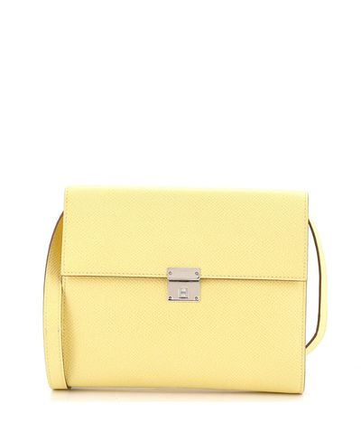 Pre-owned Hermes Pre-Owned HERMES 16 Clic Wallet on Strap Verso Epsom