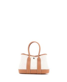 Pre-owned Hermes Pre-Owned HERMES 23 Neo Garden Tote Toile and Leather
