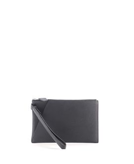 Pre-owned Hermes Pre-Owned HERMES 24 Cabavertige Leather Pouch