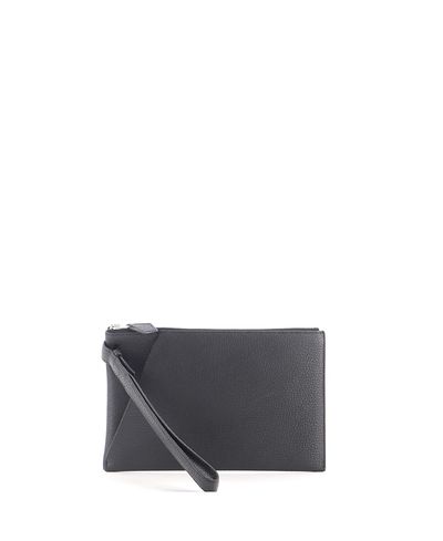 Pre-owned Hermes Pre-Owned HERMES 24 Cabavertige Leather Pouch
