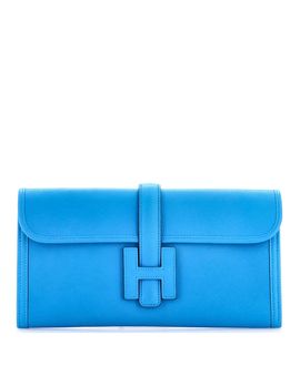 Pre-owned Hermes Pre-Owned HERMES 29 Jige Elan Clutch Chevre Mysore