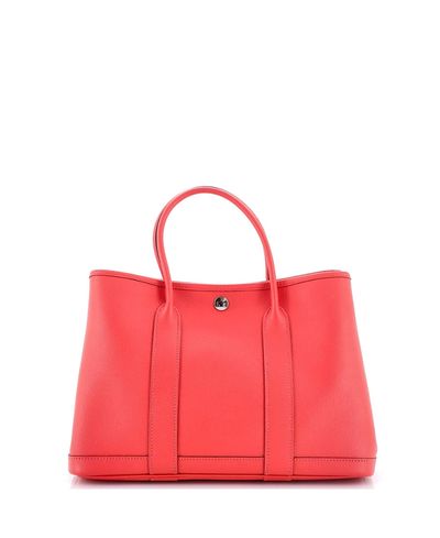 Pre-owned Hermes Pre-Owned Hermes 30 Garden Party Tote Leather