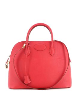 Pre-owned Hermes Pre-Owned HERMES 35 Bolide Bag Fjord