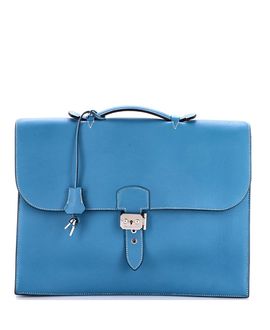 Pre-owned Hermes Pre-Owned HERMES 38 Sac a Depeches Bag Togo