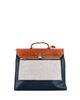 Pre-owned Hermes Pre-Owned HERMES 39 Herbag Zip Berline Vache Canvas and Leather - 4