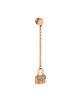 Pre-owned Hermes Pre-Owned HERMES Amulettes Constance Drop Earrings 18K Rose Gold with Diamonds - 3
