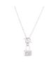 Pre-owned Hermes Pre-Owned HERMES Amulettes Constance Pendant Nm Necklace Sterling Silver, 16 - 1