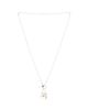 Pre-owned Hermes Pre-Owned HERMES Amulettes Kelly Pendant Nm Necklace Sterling Silver, 16 - 2