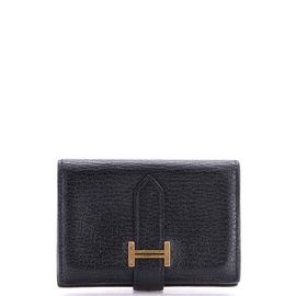 Pre-Owned Hermes Pre-Owned Hermes Bearn Wallet Chevre Mysore Compact