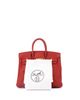 Pre-owned Hermes Pre-Owned HERMES Birkin 25 Handbag Red Togo with Gold Hardware - 2