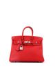 Pre-owned Hermes Pre-Owned HERMES Birkin 25 Swift Leather Palladium Hardware Tote - 1