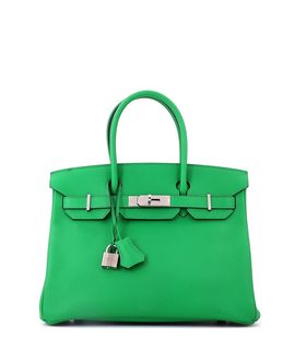 Pre-owned Hermes Pre-Owned HERMES Birkin 30 Epsom Leather Palladium Hardware Tote