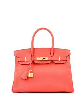 Pre-owned Hermes Pre-Owned HERMES Birkin 30 Epsom Leather Top Handle Bag with Gold Hardware