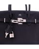 Pre-owned Hermes Pre-Owned HERMES Birkin 30 Handbag Black Fjord with Palladium Hardware - 6