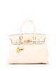 Pre-owned Hermes Pre-Owned HERMES Birkin 30 Handbag Light Clemence with Gold Hardware - 1