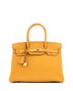 Pre-owned Hermes Pre-Owned HERMES Birkin 30 Handbag Yellow Togo with Gold Hardware - 1