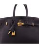 Pre-owned Hermes Pre-Owned HERMES Birkin 35 Handbag Grey Clemence with Gold Hardware - 6