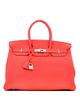 Pre-owned Hermes Pre-Owned HERMES Birkin 35 Leather Palladium Tote - 1