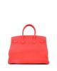 Pre-owned Hermes Pre-Owned HERMES Birkin 35 Leather Palladium Tote - 3