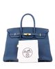 Pre-owned Hermes Pre-Owned HERMES Birkin 35 Togo Leather Gold Hardware Satchel - 2