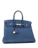 Pre-owned Hermes Pre-Owned HERMES Birkin 35 Togo Leather Gold Hardware Satchel - 3