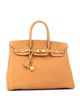 Pre-owned Hermes Pre-Owned HERMES Birkin 35 Togo Leather Gold Tone Hardware Satchel - 2