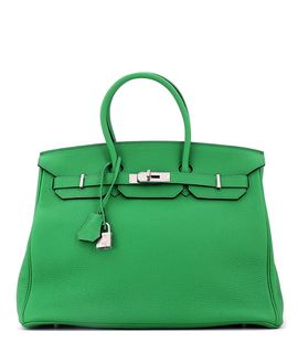 Pre-owned Hermes Pre-Owned HERMES Birkin 35 Togo Leather Satchel
