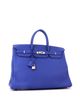Pre-owned Hermes Pre-Owned HERMES Birkin 40 Handbag Blue Togo with Palladium Hardware - 2