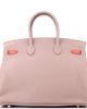 Pre-Owned Hermes Pre-Owned Hermes Birkin Handbag Cascade Tricolor Clemence and Swift with Brushed Palladium Hardware 35 - 4