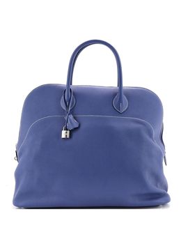 Pre-owned Hermes Pre-Owned HERMES Bolide Relax Evercolor Leather Tote