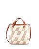 Pre-owned Hermes Pre-Owned HERMES Cabas H en Biais Canvas & Leather Tote - 3