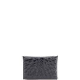 Pre-Owned Hermes Pre-Owned Hermes Calvi Card Holder Lizard