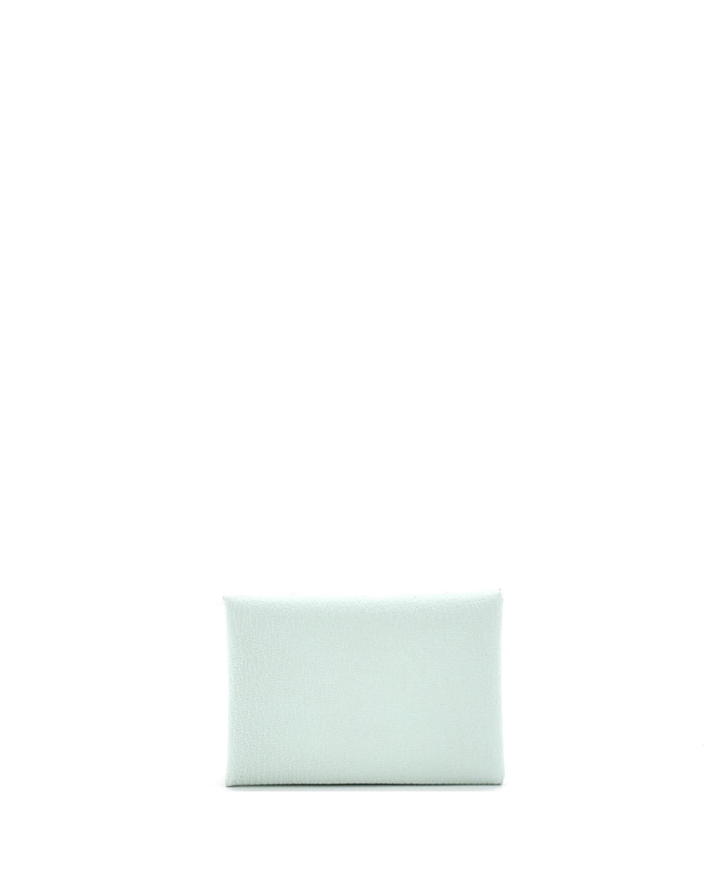 Pre-owned Hermes Pre-Owned HERMES Calvi Duo Card Holder Verso Chevre Mysore