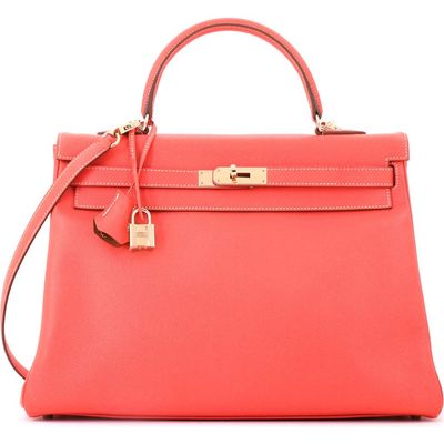 Pre-Owned Hermes Pre-Owned Hermes Candy Kelly Handbag Epsom 35