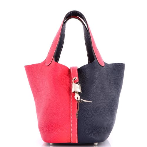 Pre-Owned Hermes Pre-Owned Hermes Casaque Picotin Lock Bag Clemence PM