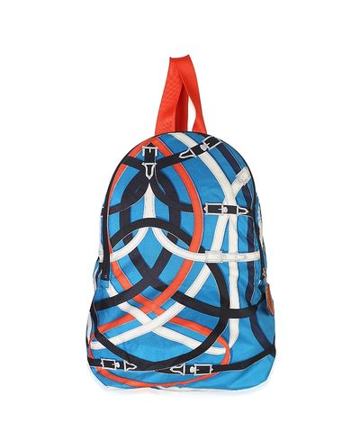 Pre-owned Hermes Pre-Owned HERMES Cavalcadour Airsilk Backpack Fabric Handbag