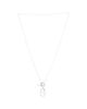 Pre-owned Hermes Pre-Owned HERMES Chaine d'Ancre Pendant Necklace Sterling Silver, 16 - 2