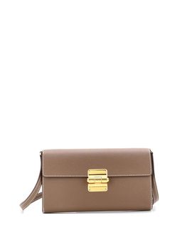 Pre-owned Hermes Pre-Owned HERMES Charniere To Go Pouch Madame