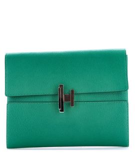 Pre-owned Hermes Pre-Owned HERMES Cinhetic Chevre Mysore Clutch