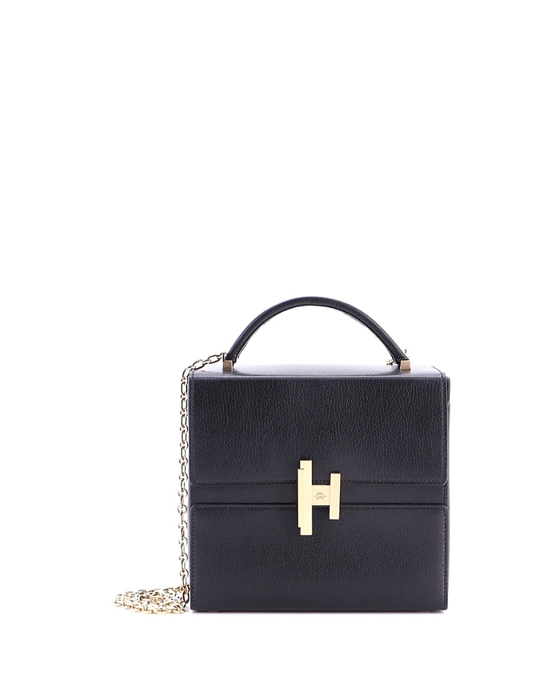 Pre-owned Hermes Pre-Owned HERMES Cinhetic Top Handle Bag Chevre Chamkila