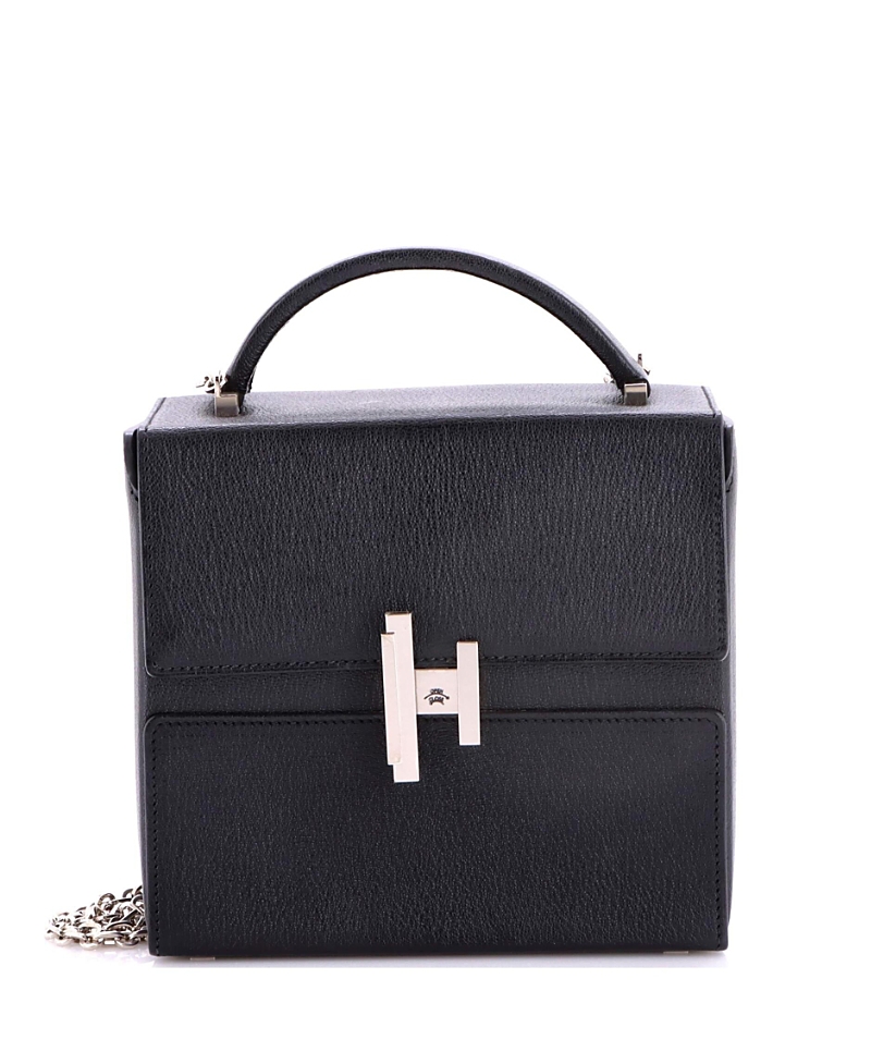 Pre-owned Hermes Pre-Owned HERMES Cinhetic Top Handle Bag Chevre Mysore