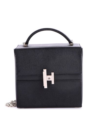 Pre-owned Hermes Pre-Owned HERMES Cinhetic Top Handle Bag Chevre Mysore
