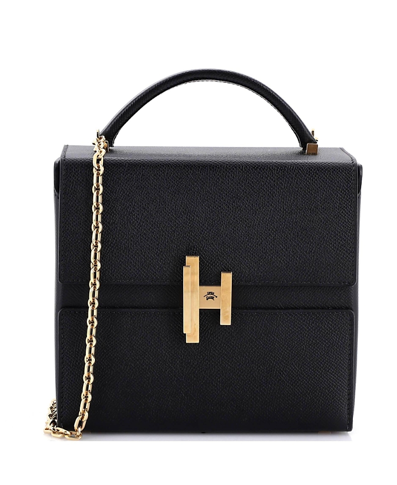 Pre-owned Hermes Pre-Owned HERMES Cinhetic Top Handle Bag Epsom